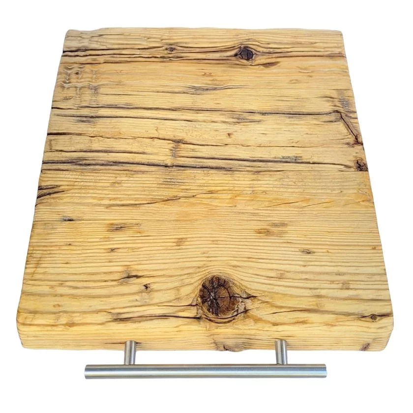 Gleitbrett / Rollbrett aus Massivholz für Bosch Cookit, Farbe summer, mit rundem Edelstahlgriff Gleitbrett / Rollbrett aus Massivholz für Bosch Cookit, Farbe summer, mit rundem Edelstahlgriff